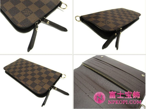 (LOUIS VUITTON)ルイヴィトン ブランドコピー ダミエ長財布 ポルトフォイユアンソリット N63071